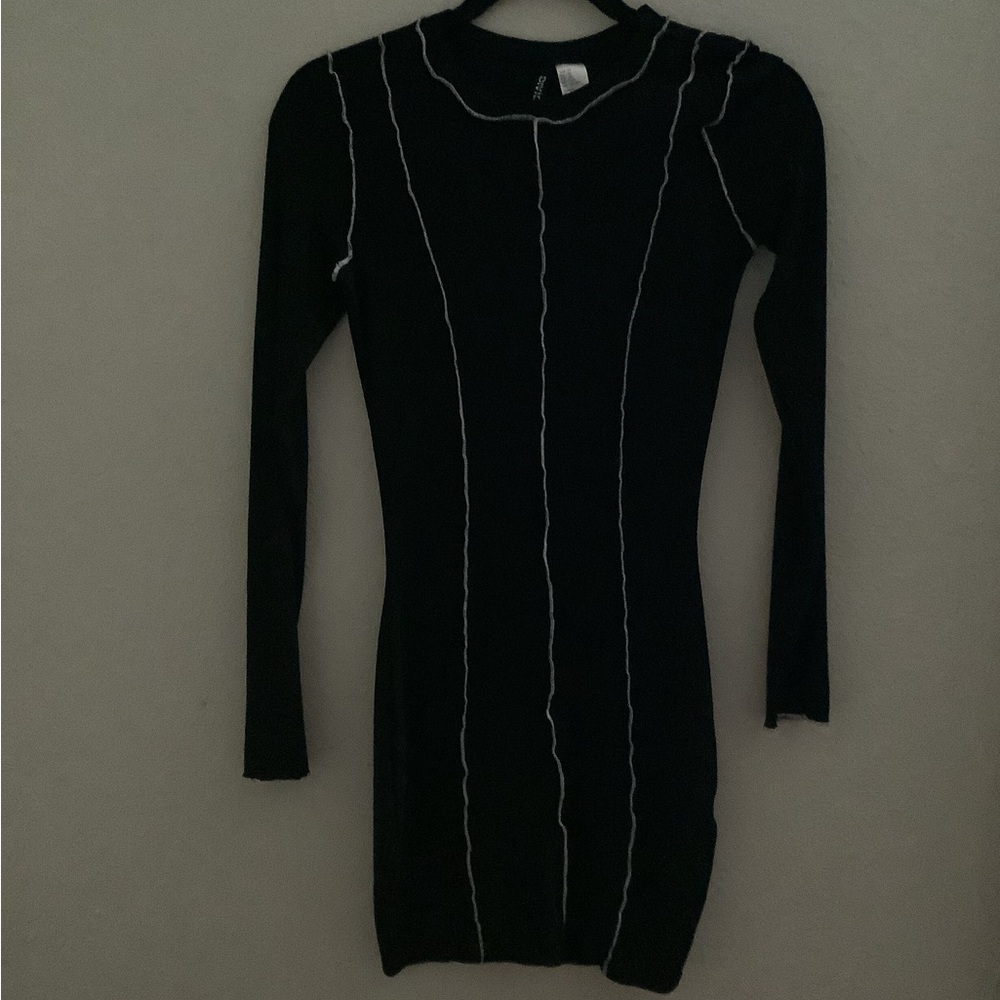 Black and white dress